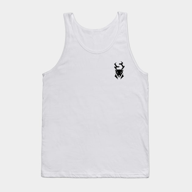 Stag Left Chest Tank Top by Skiddler